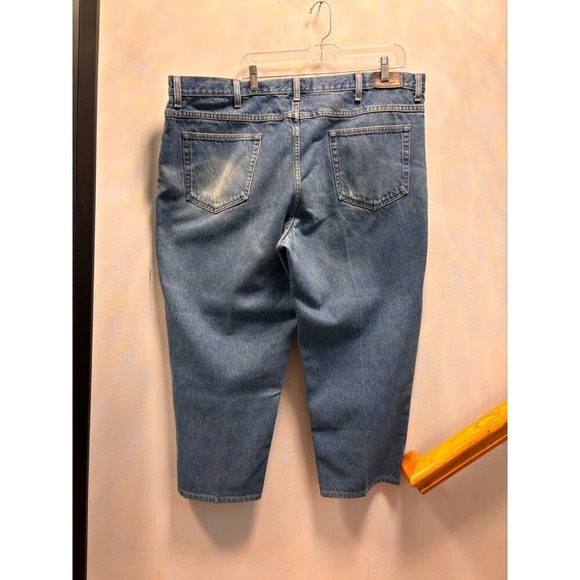 L L Bean Mens Relaxed Fit Blue Denim Jeans Size 42x29 Casual Everyday Wear - Picture 7 of 14